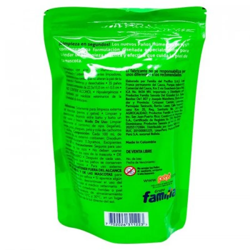Set De 35 Paños Húmedos Petys
