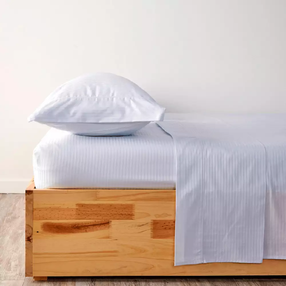 Set Juego De Sábanas King Distrihogar Bl100Al 300H-Blanco