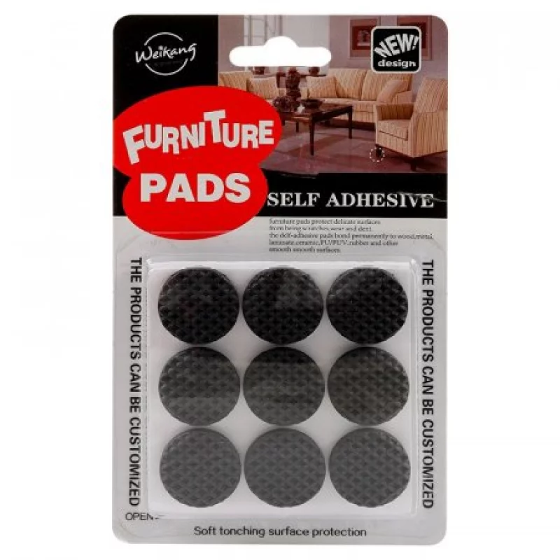 Set X 18 Fieltros Autoadhesivos Wk-28 Weikang - Negro