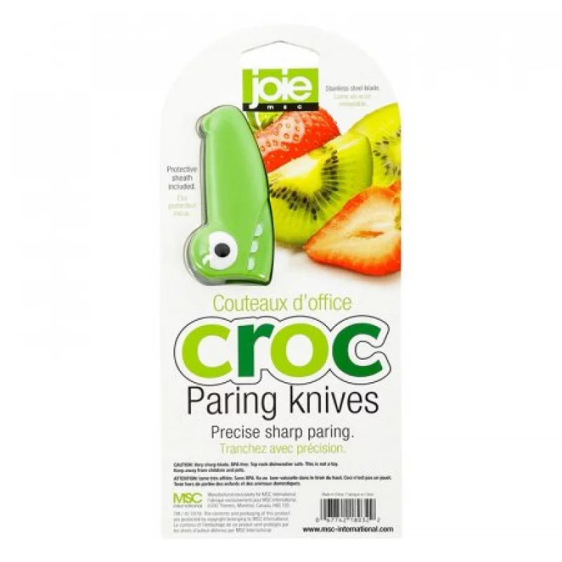 Set X 2 Cuchillos Cocodrilo 18032 Joie - Verde/Plateado