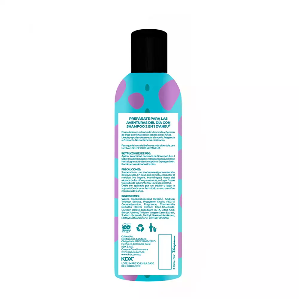 Shampoo Sullivan 2En1 Daneu 250 Ml 88Pt30262U