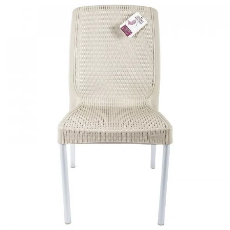 Silla Sin Brazos Rimax 9407 Shia Taupe 83X43X56Cm Plastica