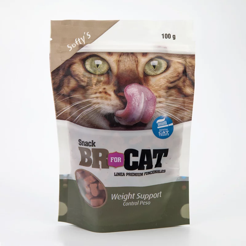 Snack Gato Br For Cat 356170 100 Gr Semiblando  Control Peso