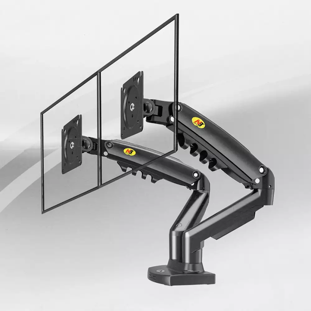 Soporte Para Dos Pantallas 17- 30 Pulgadas Nb 160