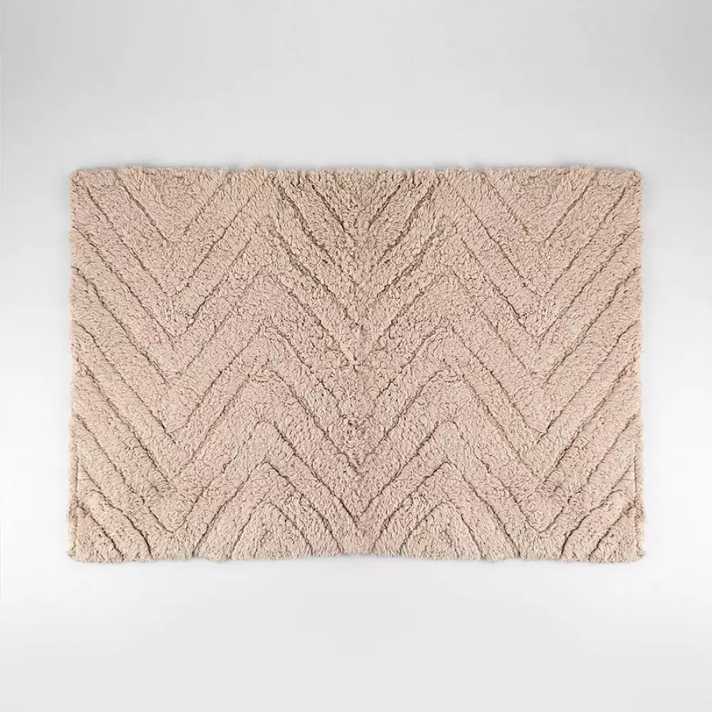 Tapete Bano Expressions Heritage 65X45Cm Taupe Algodon