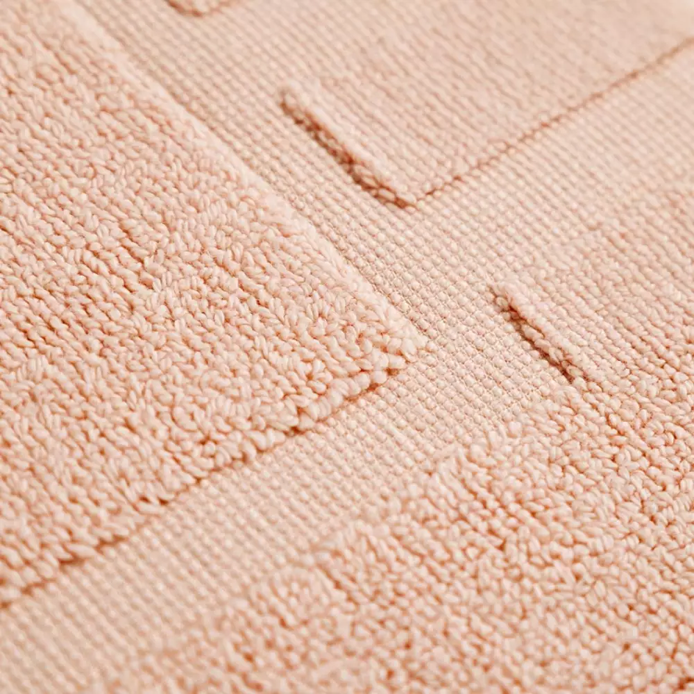 Tapete De Bano Expressions Memory 65X45Cm Rosado Algodon Md1Respr