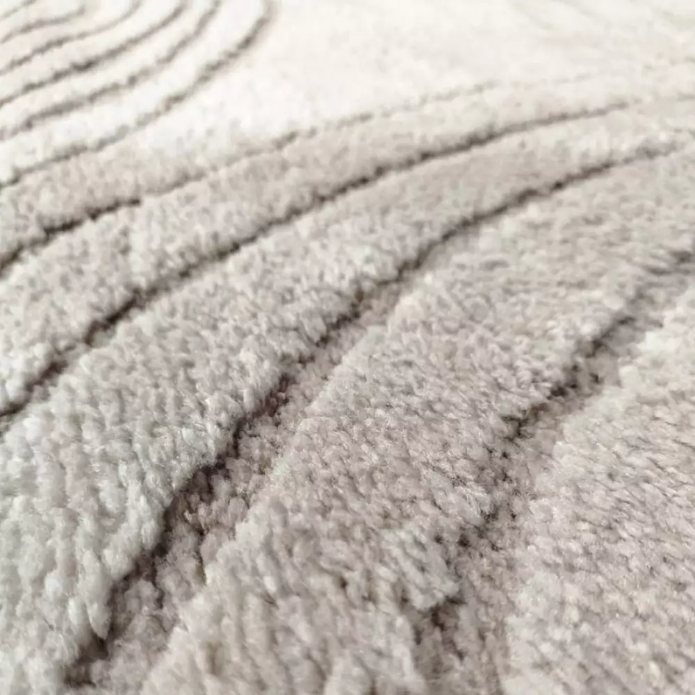 Tapete Dib Monaco 500 120X170Cm Beige Poliester Amo120-2000/500