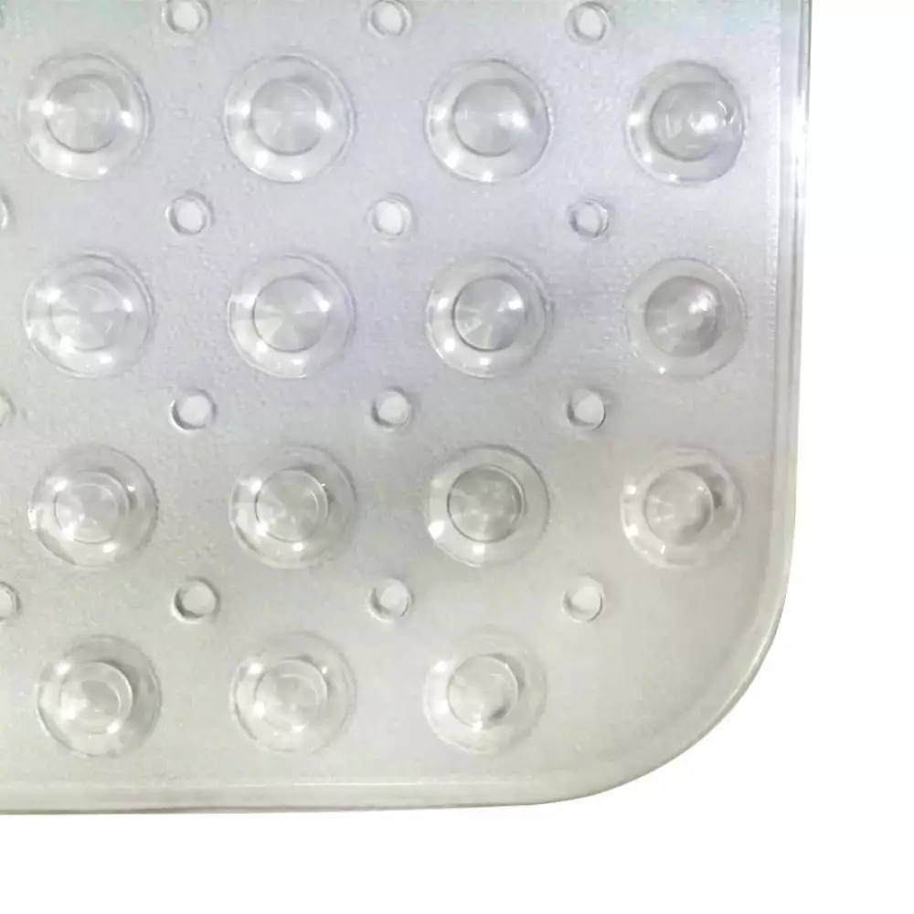 Tapete Expressions Antideslizante 3D Cu 53X53Cm Transparente Pvc