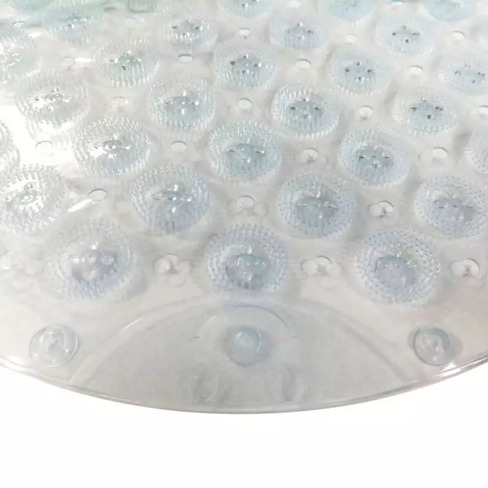 Tapete Expressions Antideslizante Massa 53X53Cm Transparente Pvc