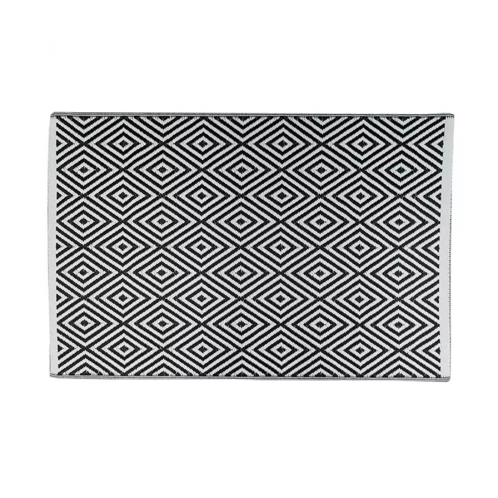 Tapete Outdoor Toskana 120X180Cm Negro Polipropileno