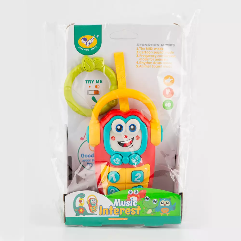 Teléfono de Juguete con Sonajero Musical