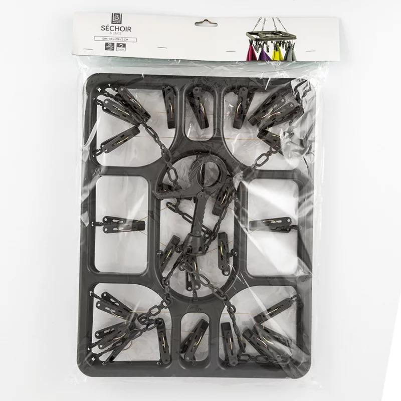 Tendedero Plastico 117273 Rectang 26 Pnz