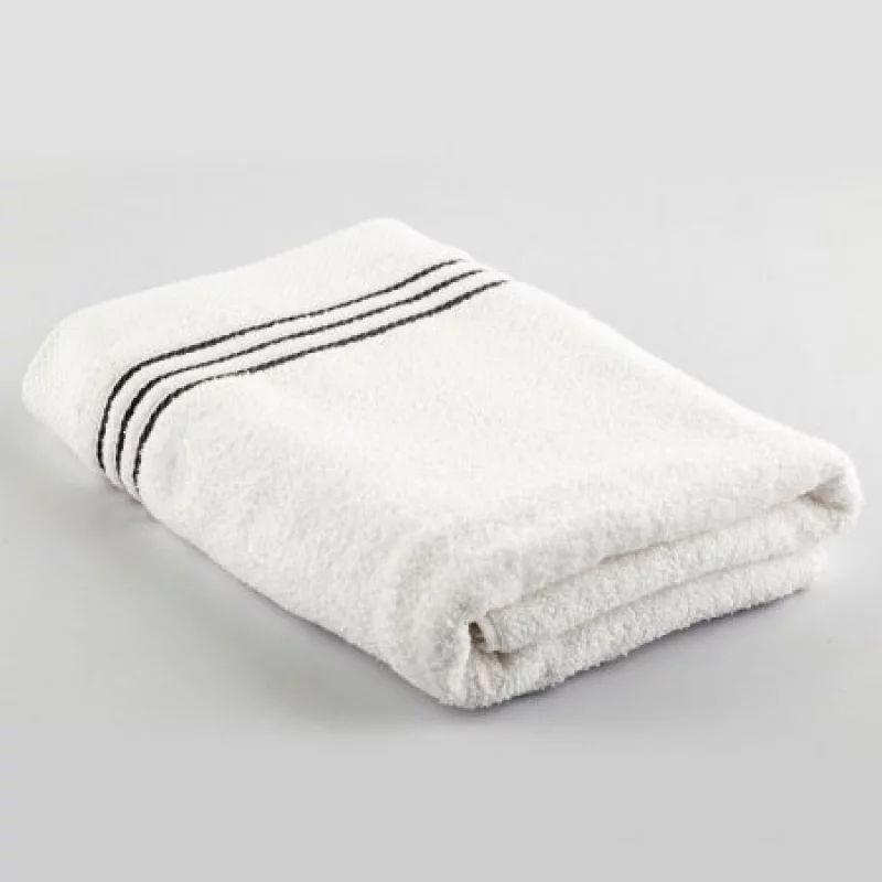 Toalla Expressions Para Cuerpo 550Gr 70X140Cm Mai Blanco/Gris Sele