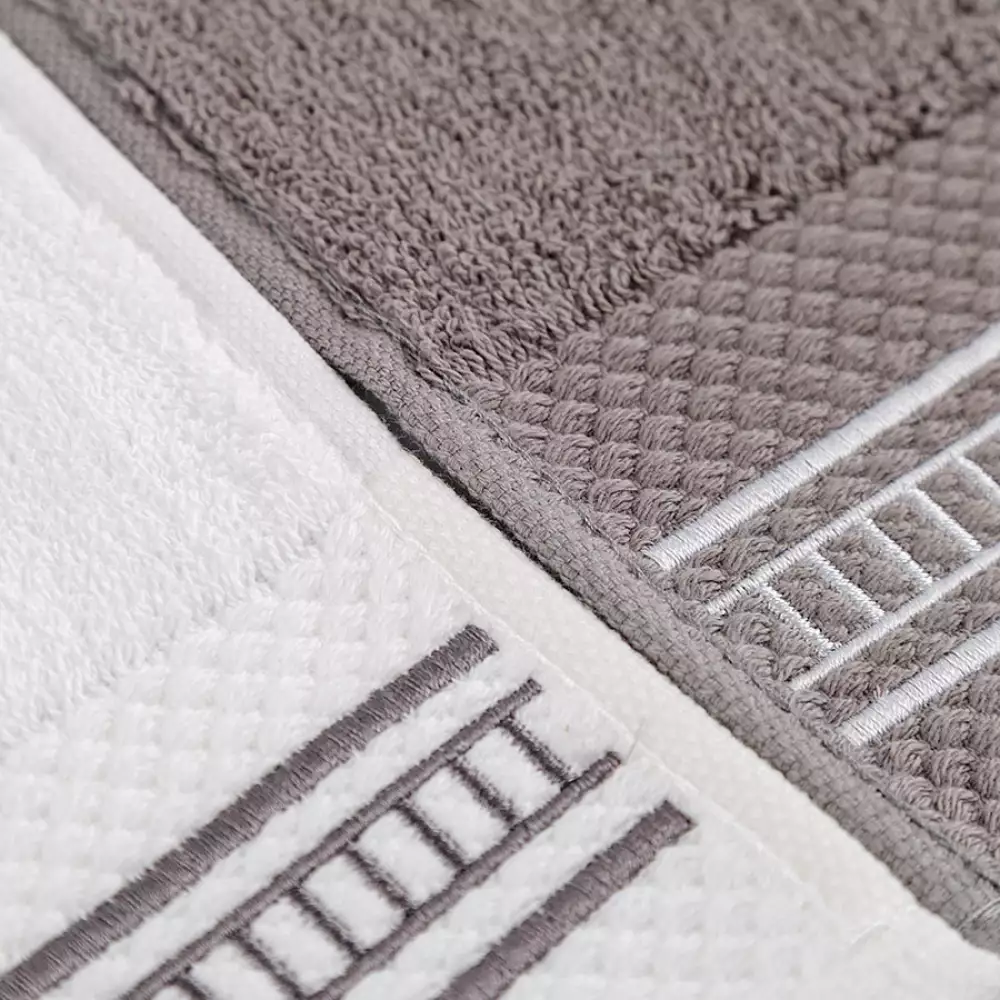 Toallas Cuerpo Expressions 140X70Cm Gris Oscuro 2 Ud Algodon Tos