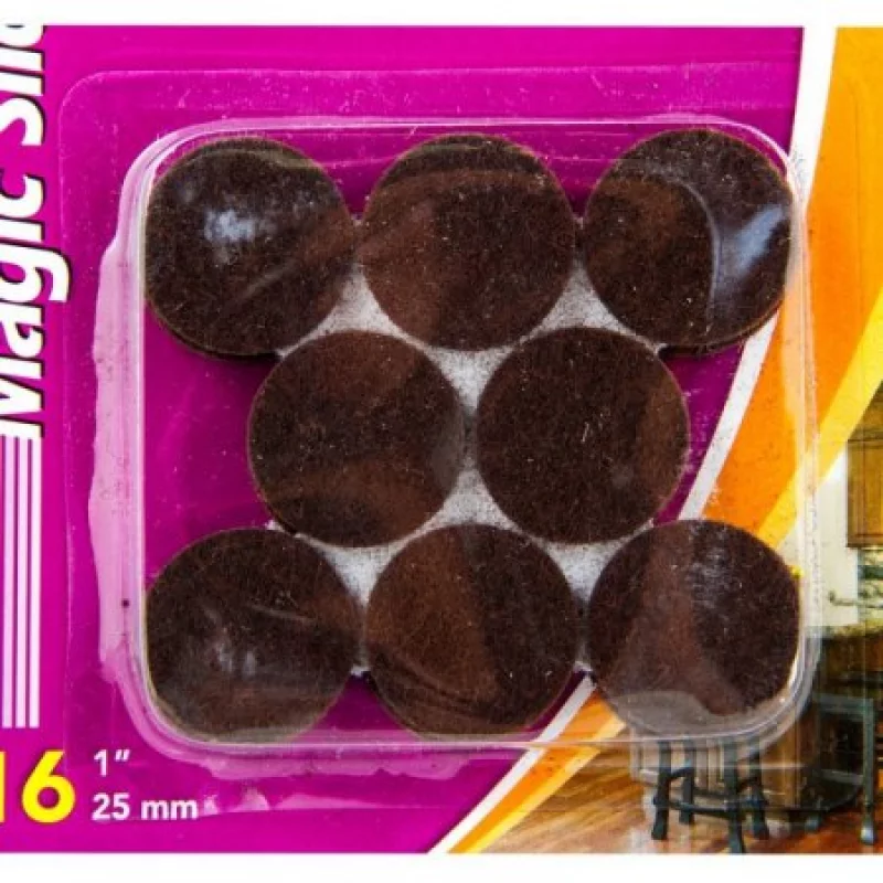 Tope Magic Slider 61414 Marron 1 Pulgada Redondo X16 Unidades