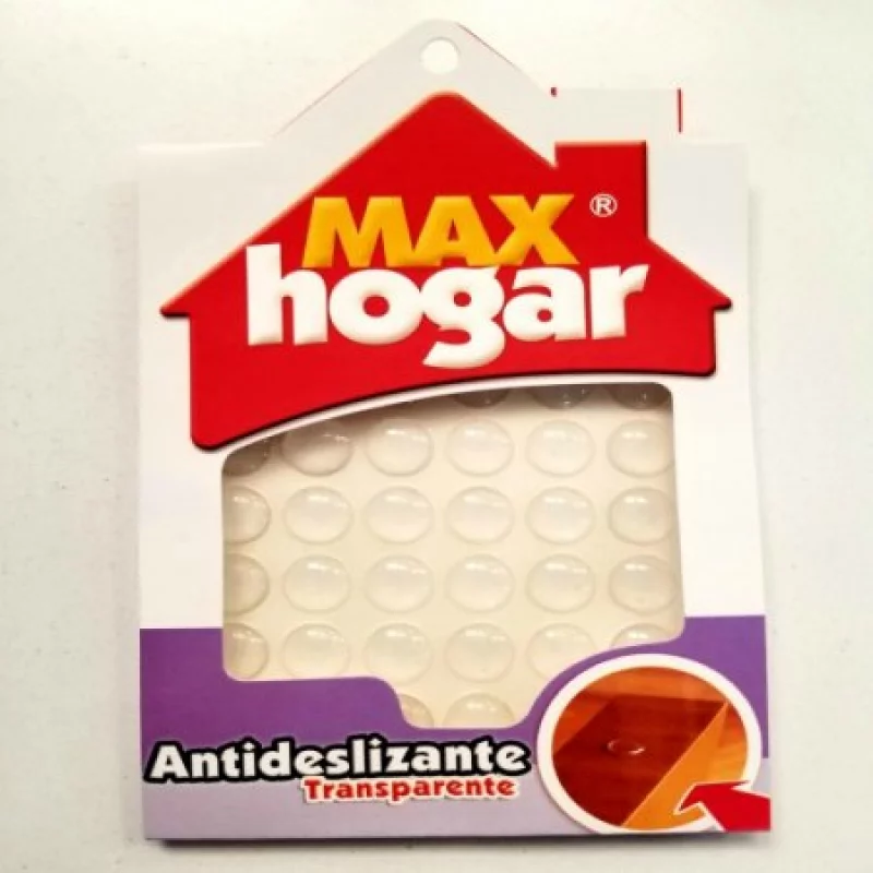 Tope Max Hogar 218470001 Antideslizante Transparente 3Mm X36 Unida