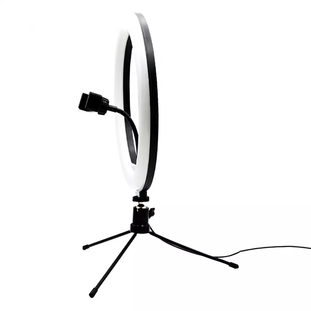 Trípode de Escritprio con Aro de Luz 12" y control