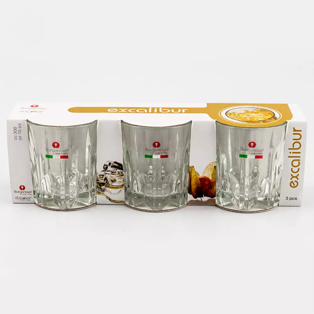 Vaso Corto Borgonovo Excalibur Setx3 300Ml En Vidrio 11152012