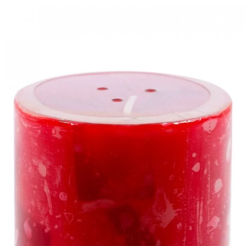Vela Decorativa Canela Iluminata P34Ccnr-Rojo