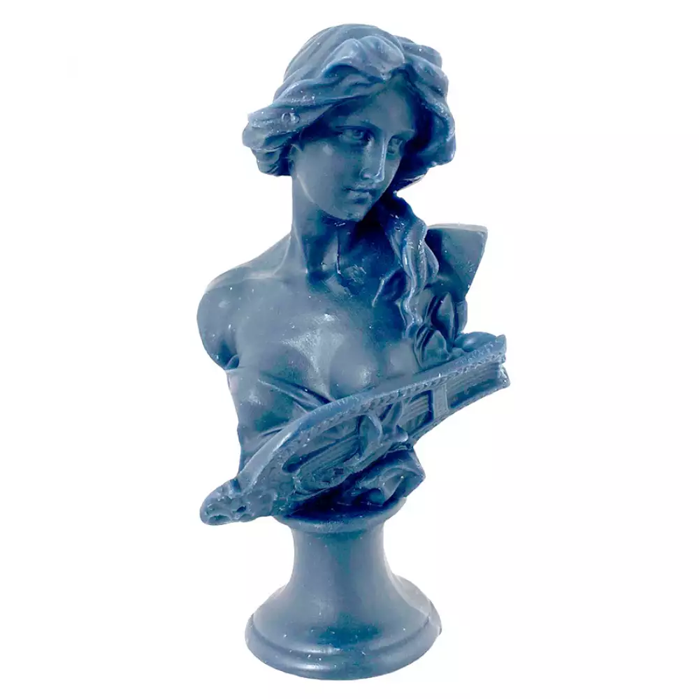 Vela Decorativa Con Diseño De Escultura Griega 415-75353