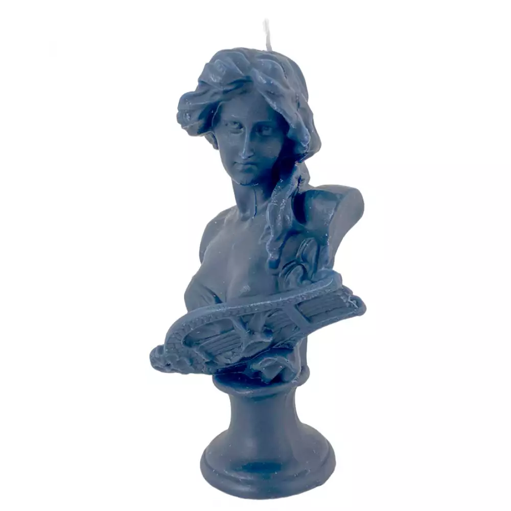 Vela Decorativa Con Diseño De Escultura Griega 415-75353