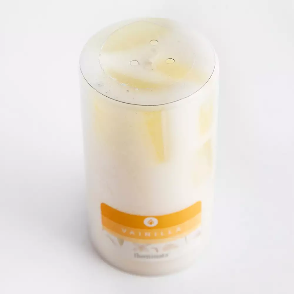 Vela Decorativa Iluminata Aroma A Vainilla Beige