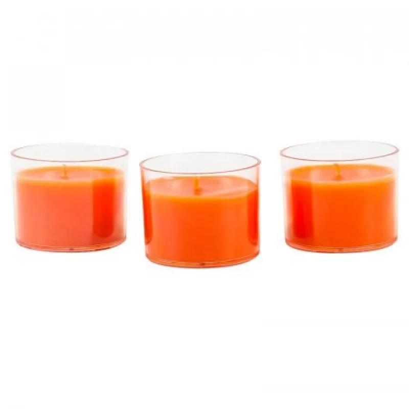 Vela Iluminata Mini Votive X3 Mandarina Pomelo Vaso