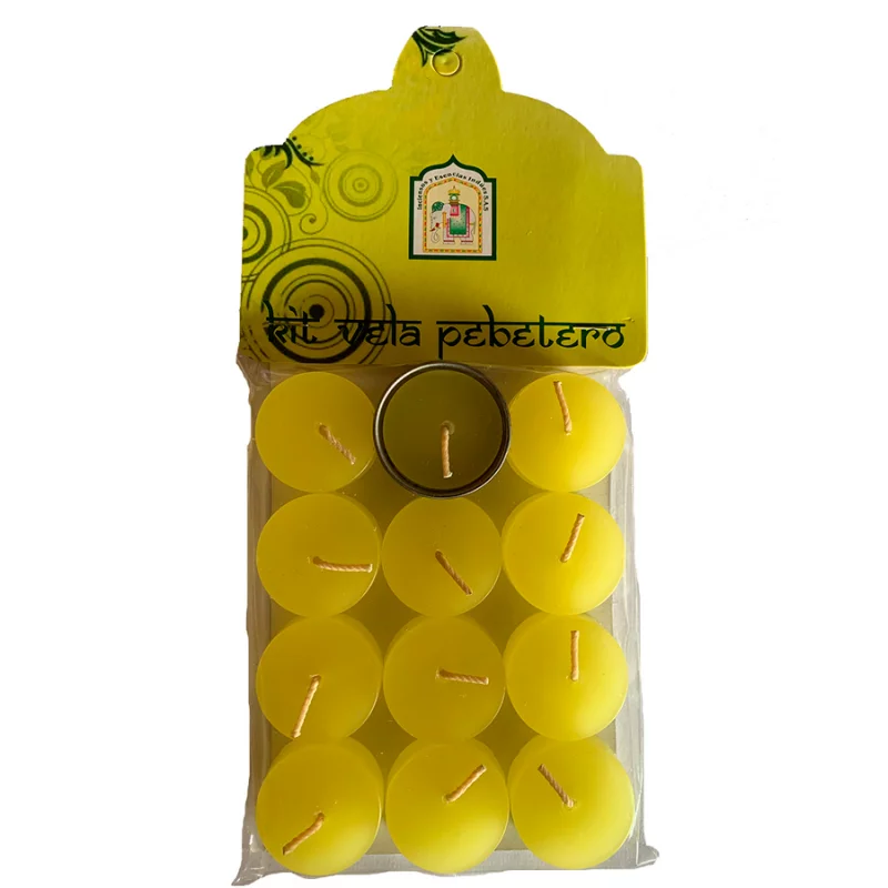 Velas Pebetero Inciensos Esencias O40 Surtido Setx12