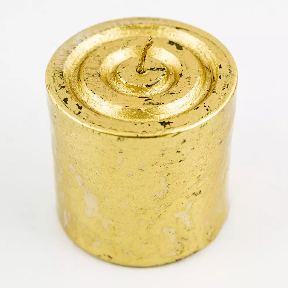 Velón Decorativo N3-Dorado