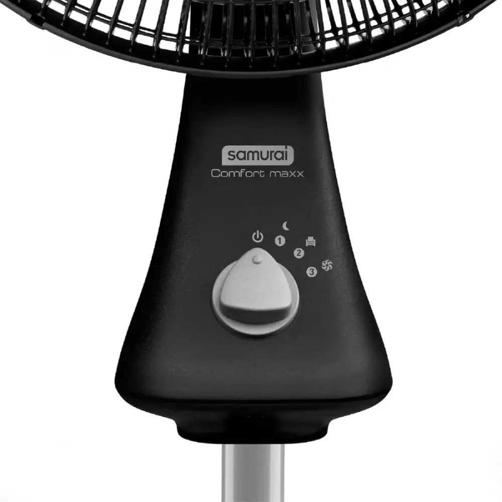 Ventilador Samurai Comfort Maxx 2en1 Negro
