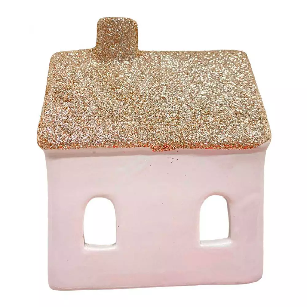 Villa Navideña Decorativa Con Luz Santini