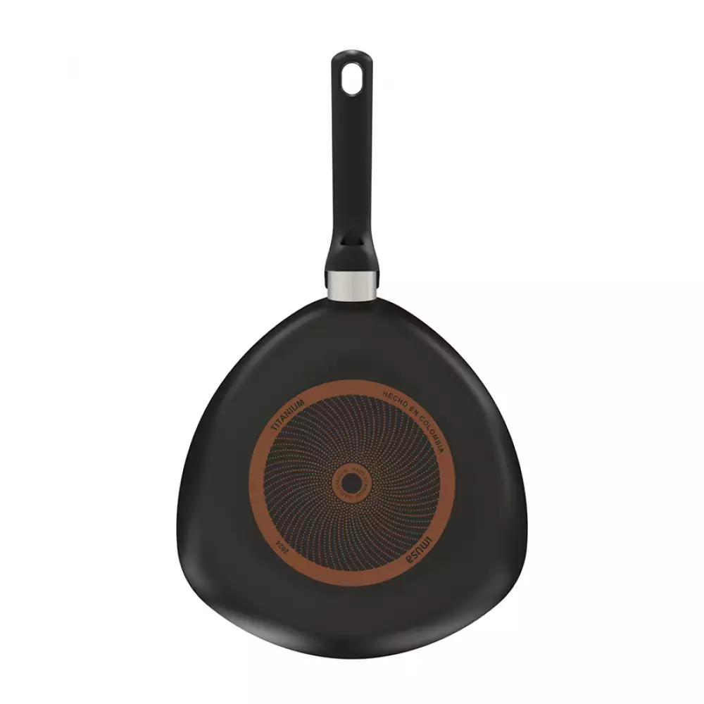 Wok Con Tapa Imusa Hardtitan​ 30Cm Negro Antiadherente 5861034645