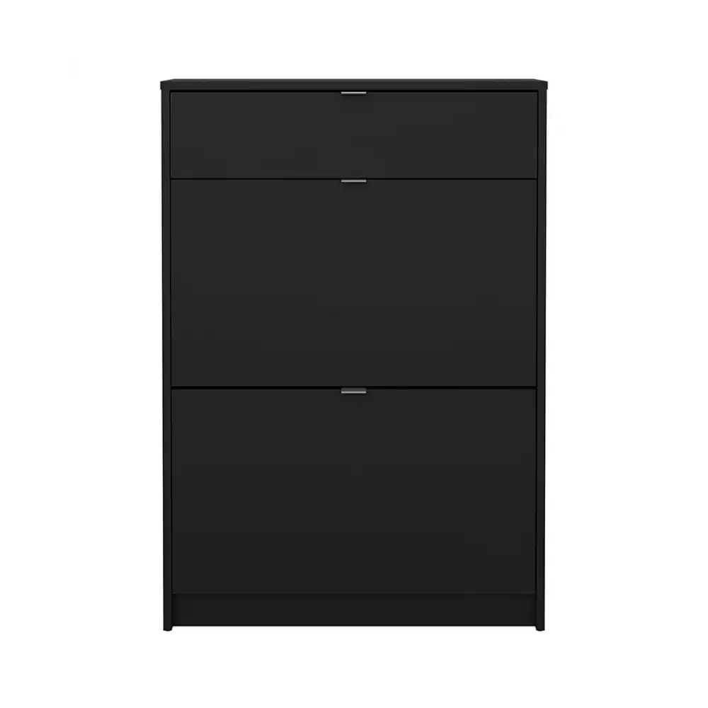 Zapatero Tvilum Shoes 70X24X125Cm Negro