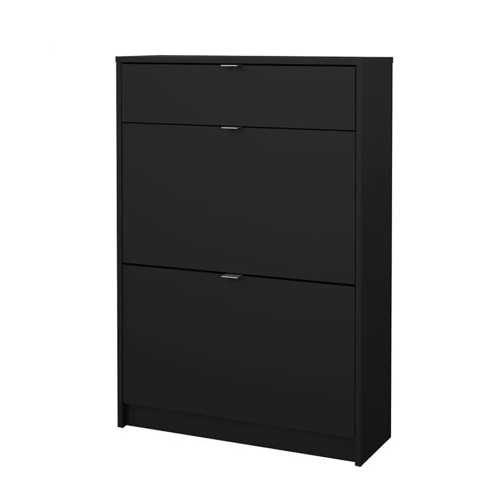 Zapatero Tvilum Shoes 70X24X125Cm Negro