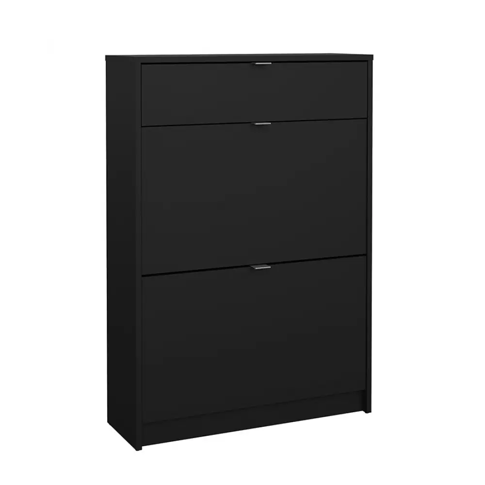 Zapatero Tvilum Shoes 70X24X125Cm Negro