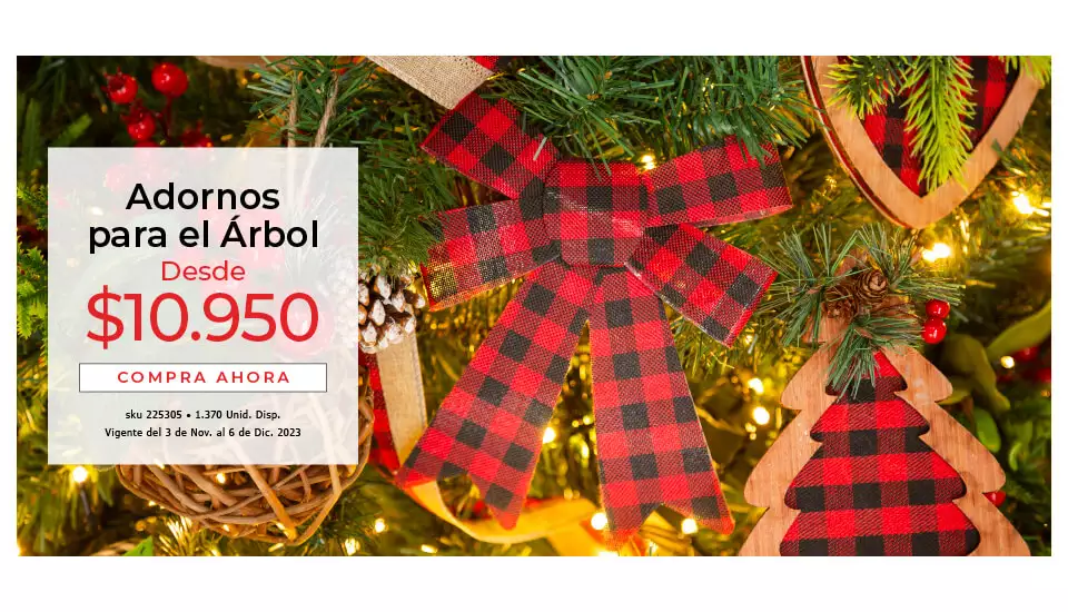 Adornos para el árbol