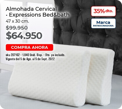 Almohada cervical
