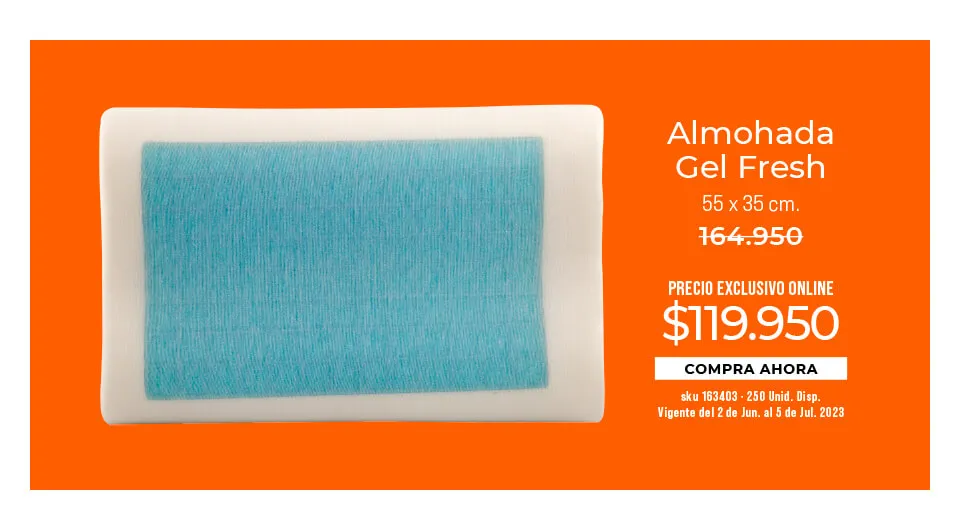 almohada gel fresh
