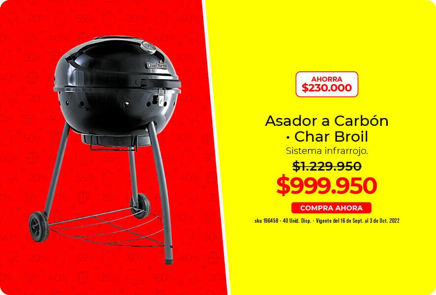 Asador a carbón