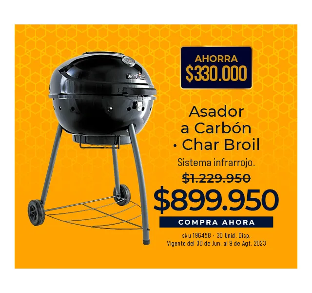 asador a carbón