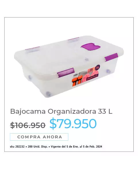 bajocama organnizadra 33L