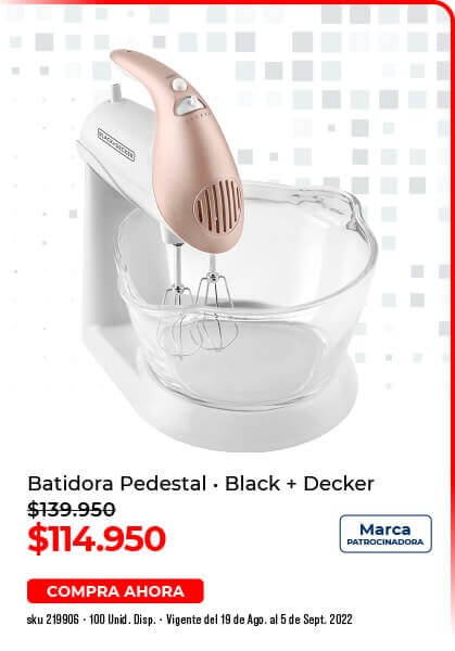 Batidora pedestal