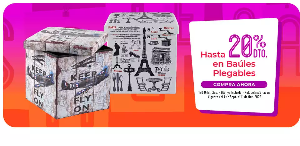 baúles plegables