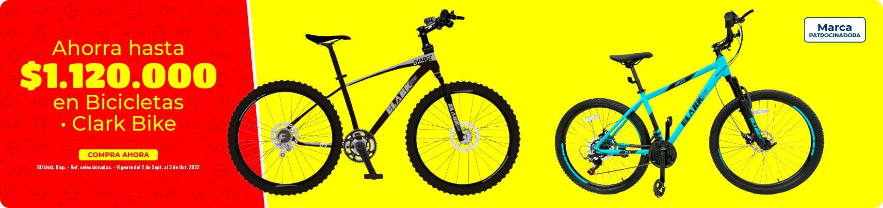 Ahorre en bicicletas