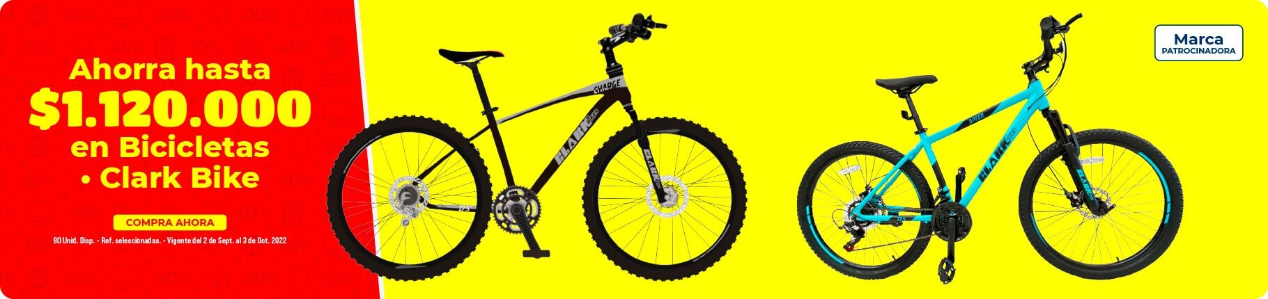 Ahorra en bicicletas