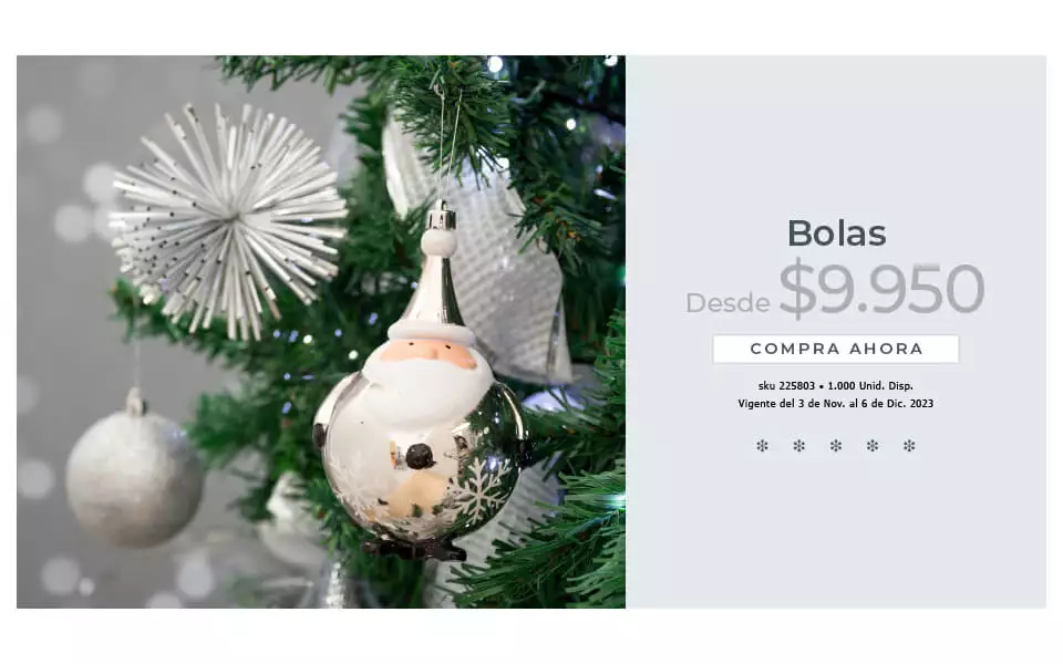 Bolas navideñas