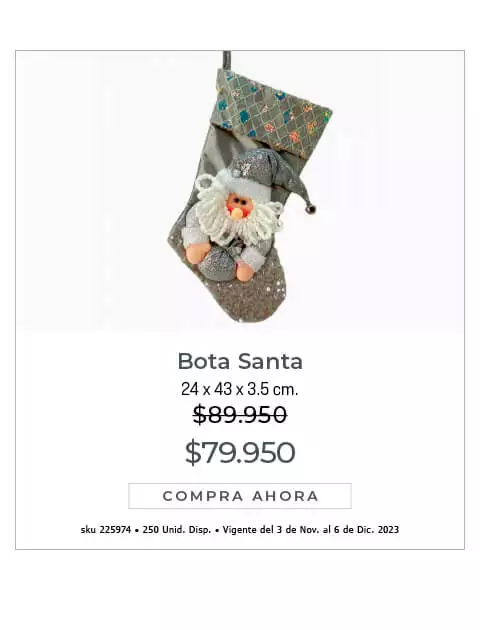 botas santa