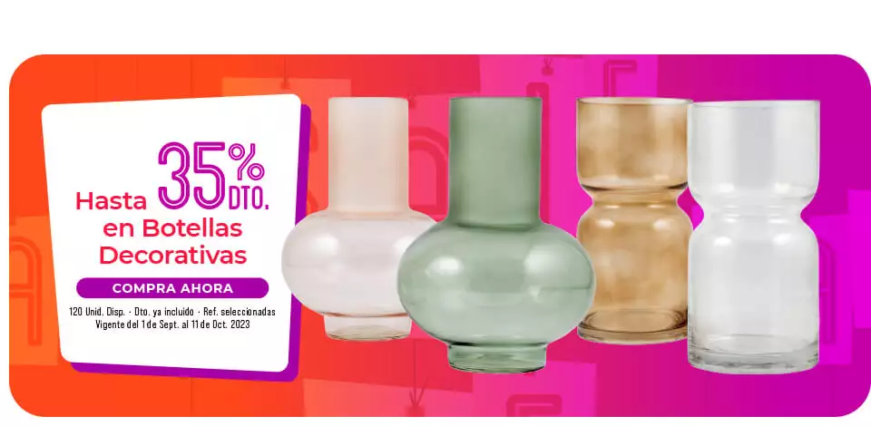 botellas decorativas
