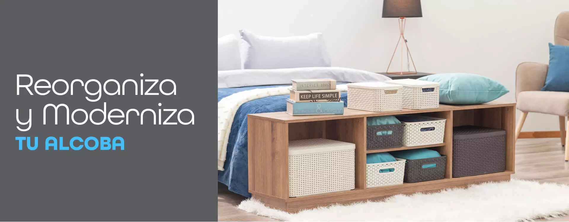reorganiza y moderniza tu alcoba