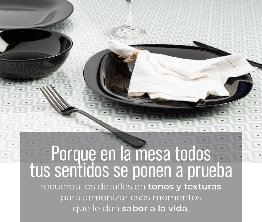 En la mesa todos los sentidos son a prueba